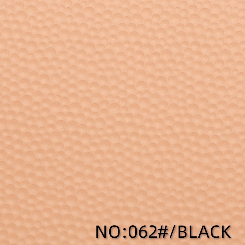 Apricot Golf Ball Pattern Leather