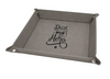Foldable Leather storage Tray