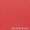 Red Golf Ball Pattern Laser Leather